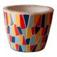 Ceramic vase decorated with modernist mosaic in trencadís style (Gaudí. Barcelona).