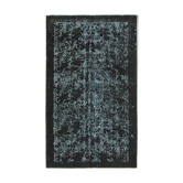 Tapis noir turc des années 1980 1980 170 cm x 290 cm
