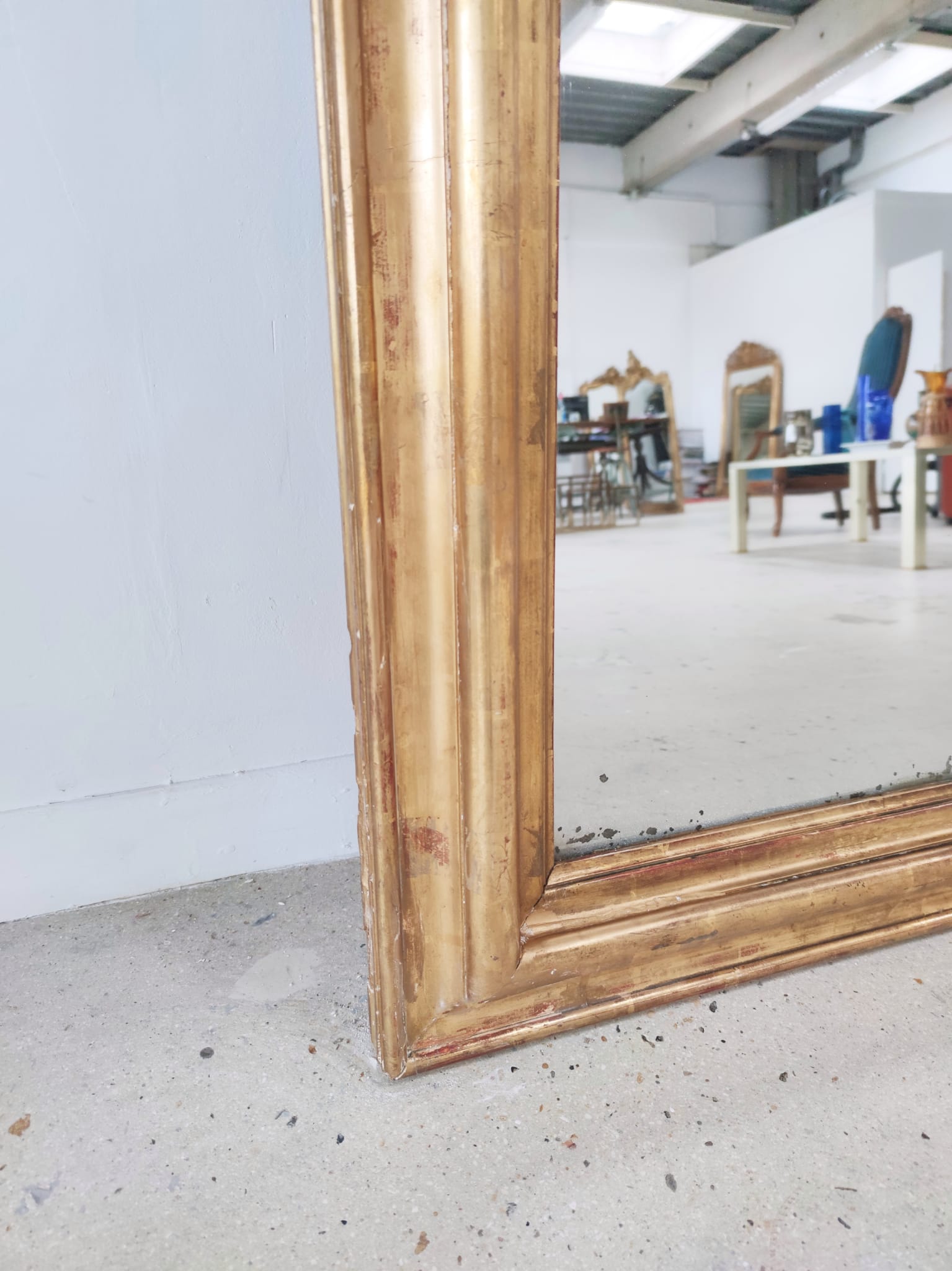 Gilded mirror louis philippe h style:1m66