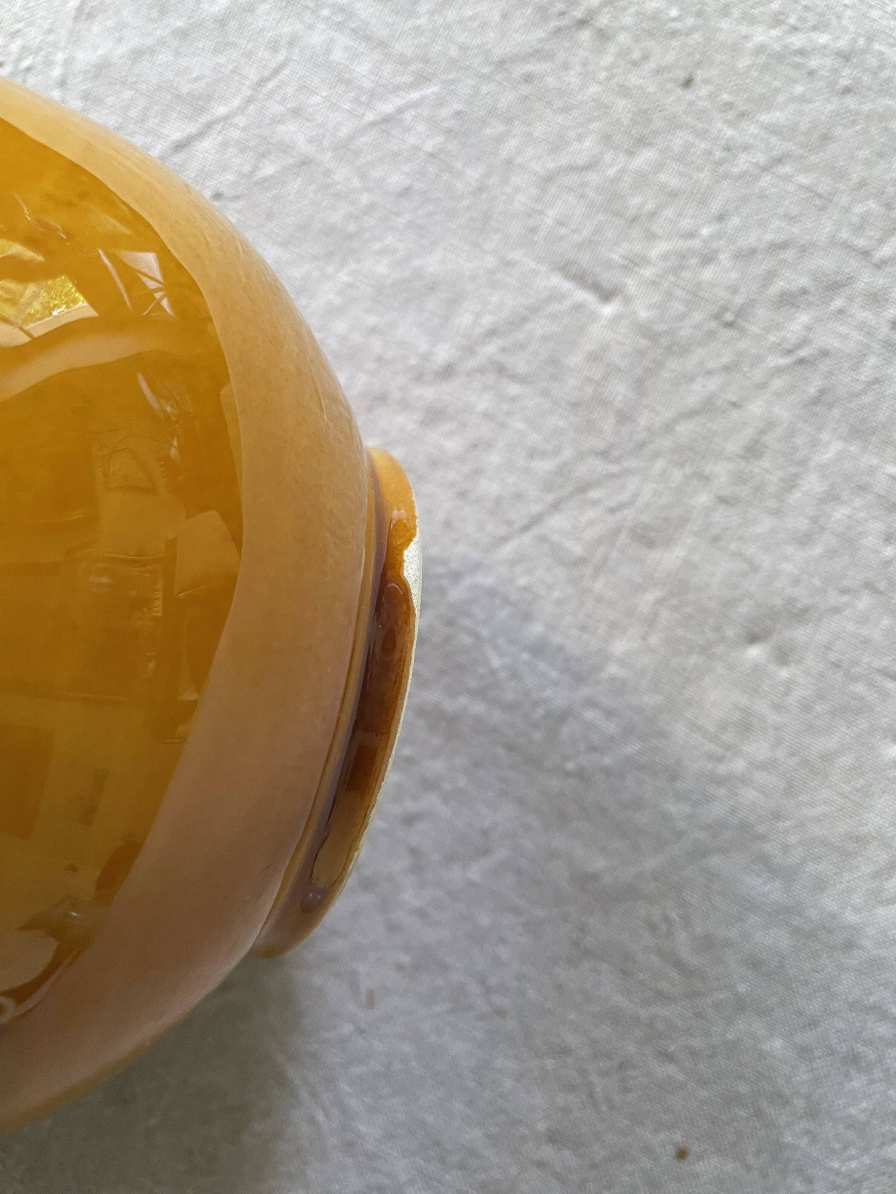 Vallauris slurry olive pot