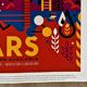 Impression lithographique affiche de la planete mars