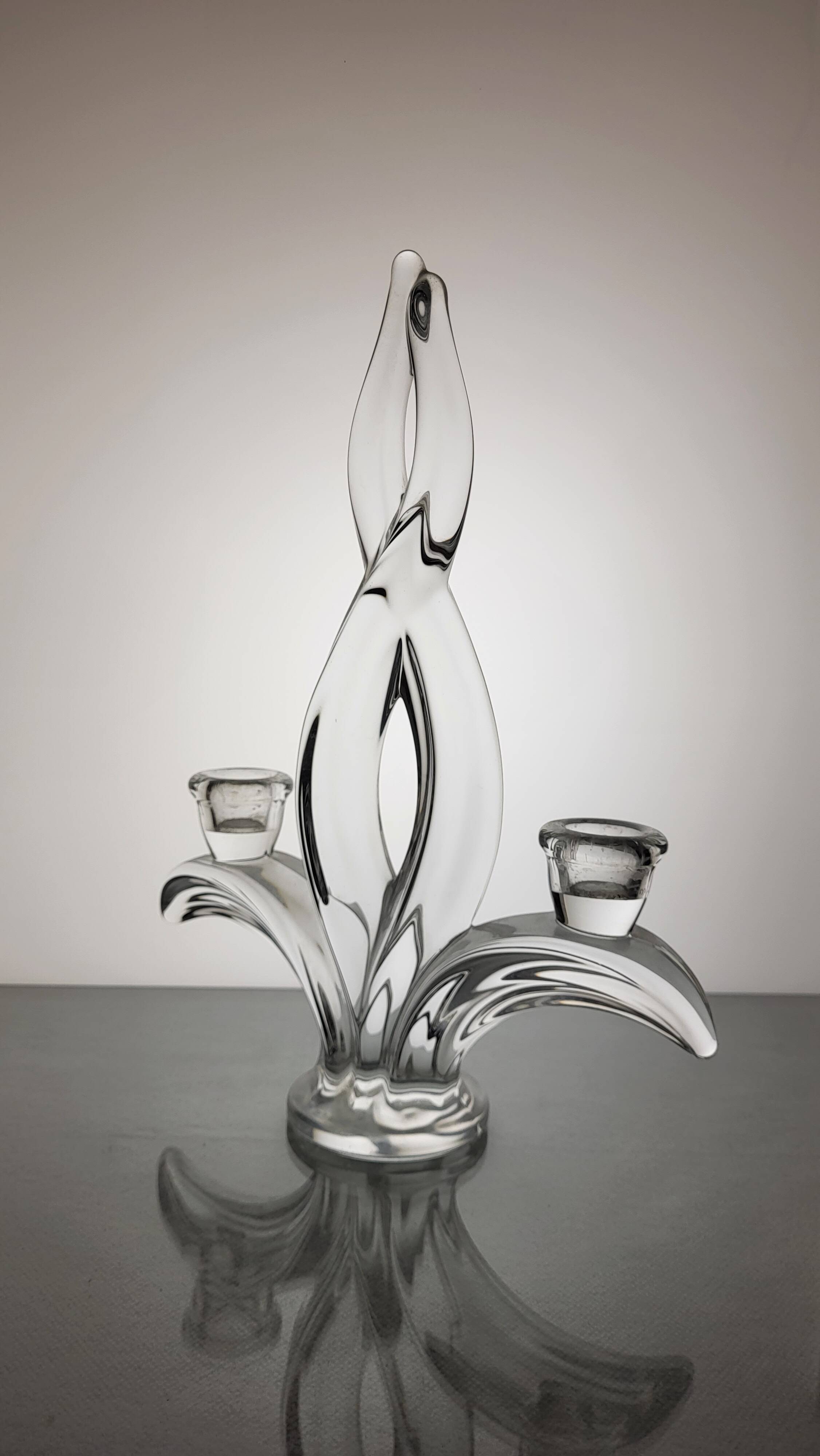Vannes crystal candlestick holder