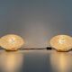 Pair of mid-century glass table lamps by Vetri Murano, 1960s, Italy.