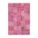 Hand-Knotted Oriental Overdyed 207 cm x 301 cm Pink Patchwork Carpet