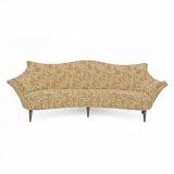 Mid-Century Modern Italian Sofa and Two Armchairs, Manta model, 1950s