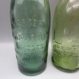 Set of 3 old bottles