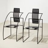 Mario Botta Pair of Quinta Chairs for Alias Italy 1986