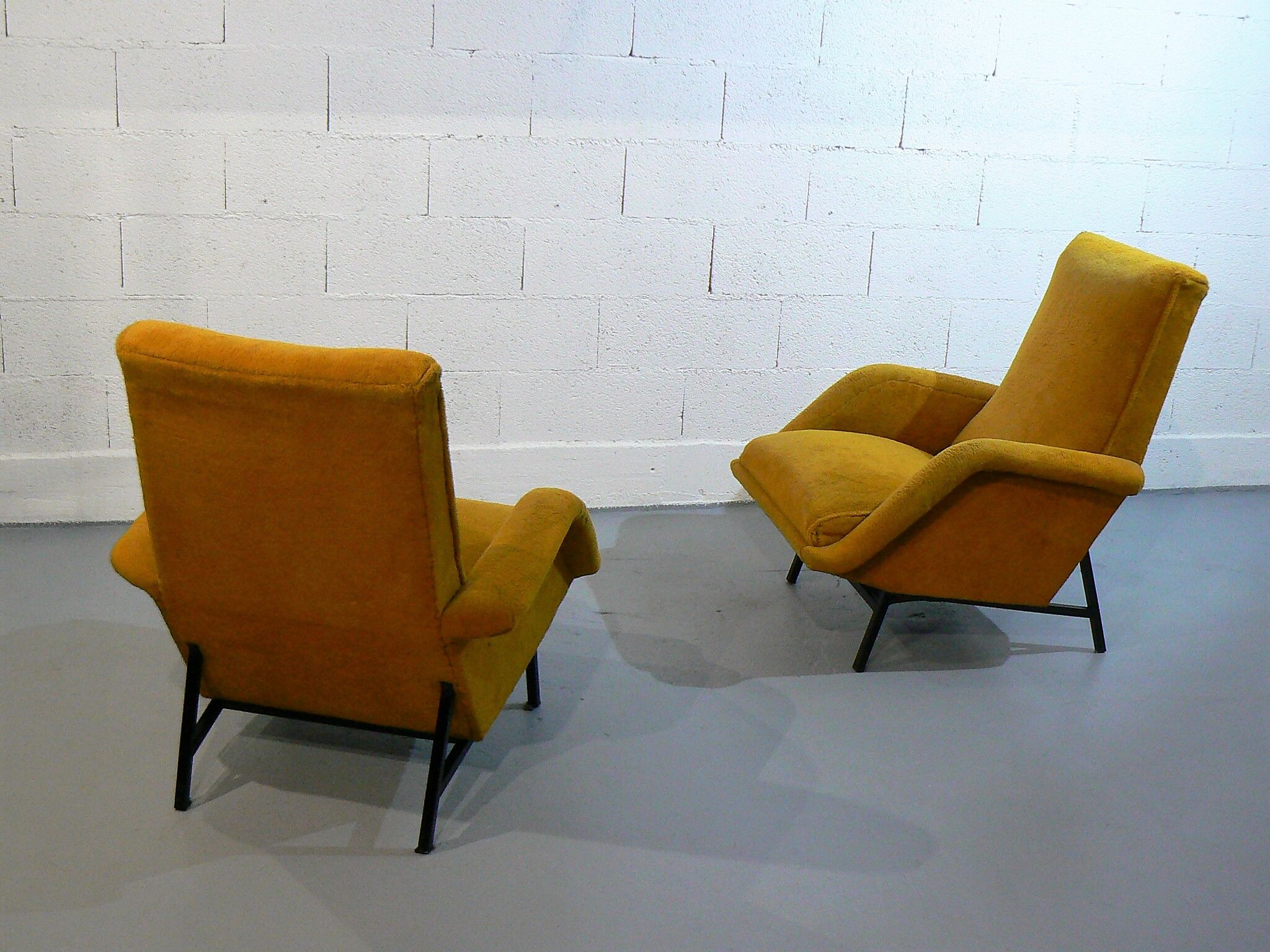 Pair of armchairs by Guy Besnard 1959
