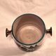 Cache-pot, vase, covered pot, Vallauris motif "Aux Chardons" by E. Danie.