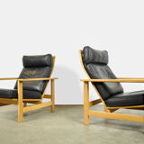 Lounge chairs, model 2461, designed by Søren Holst and produced by Frederica Stolefabrik, Denmark