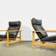 Lounge chairs, model 2461, designed by Søren Holst and produced by Frederica Stolefabrik, Denmark