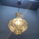 Wrought Iron Murano Glass Light Pendant 1950’s
