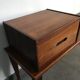 Scandinavian rosewood mirror and bench by Aksel Kjersgaard 60s