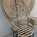 Rattan armchair