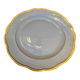 Round dish in fine Limoges porcelain