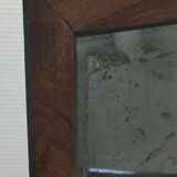 Solid wood mirror and patinated ice early twentieth century