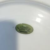 Set of five porcelain plates