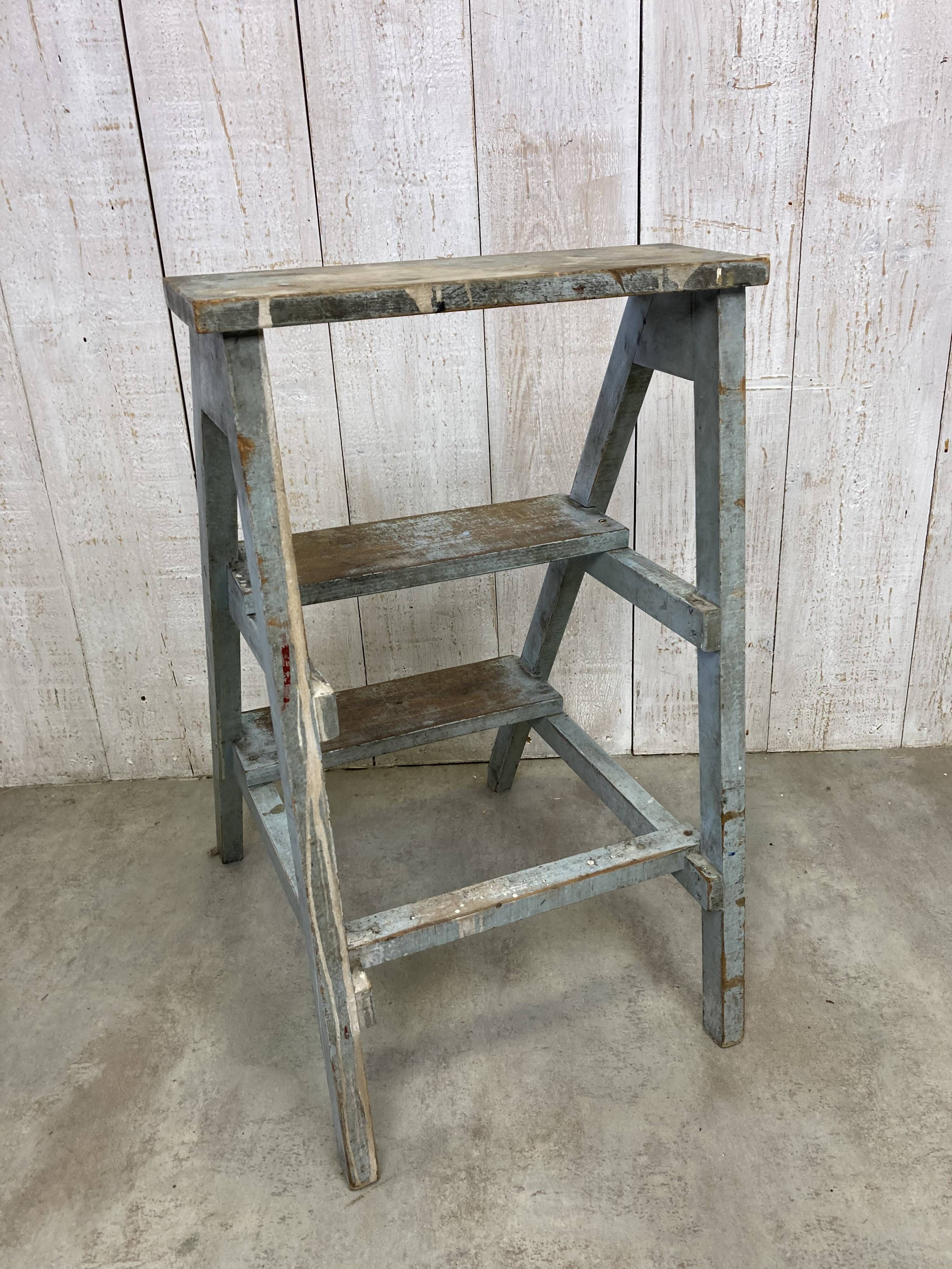 Stool and workshop step ladder set