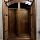 Baroque Louis XV style armoire in solid walnut circa 1880
