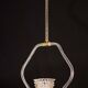 Charming clear rostrato Murano glass chandelier by Barovier & Toso, 1940s