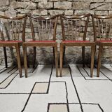Set of 4 1960 chairs in the Baumann style