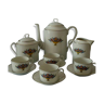 Beautiful porcelain coffee service from Limoges TLB in early 20th century