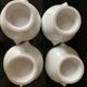 Set of 4 white porcelain lion head tureens