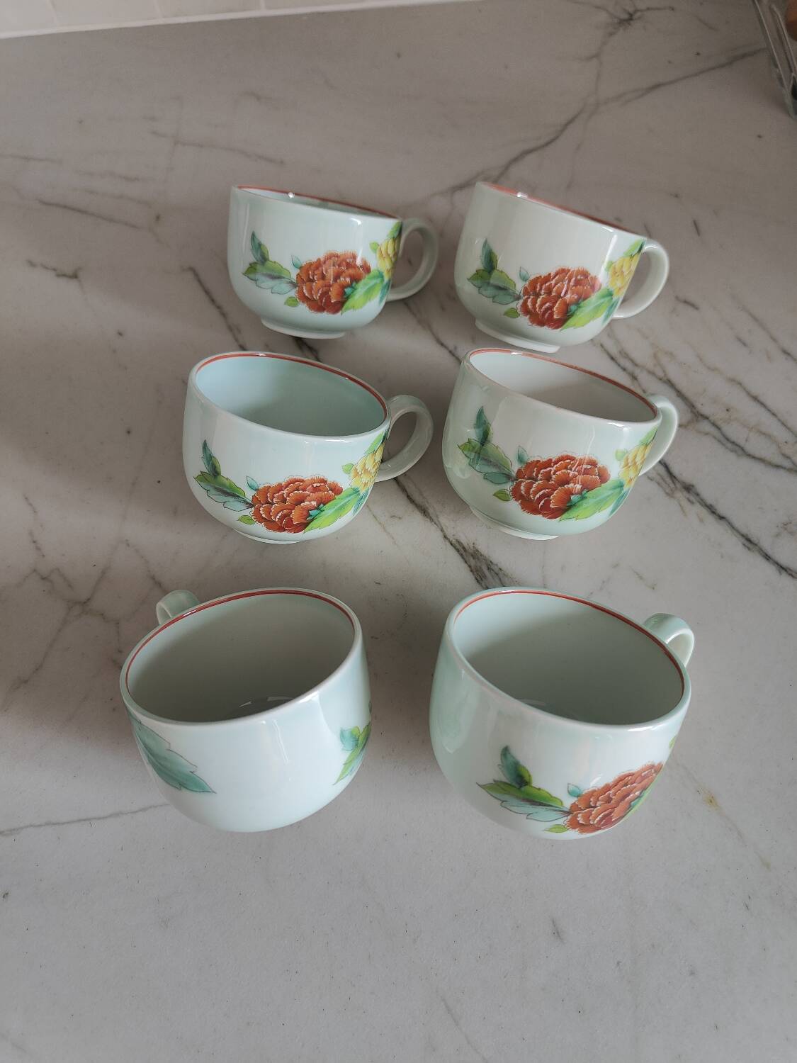 6 tasses à café