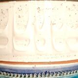 Ceramic roller vase, Italy 1970