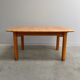 Large solid oak dining table by Wasa, 1990s