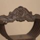 Pair of antique Savonarole armchairs in Renaissance style.