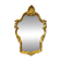 Vintage gold baroque mirror / wall mirror