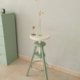 Vintage high screw stool