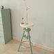 Tabouret haut à vis vintage