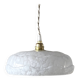Clichy white glass pendant light