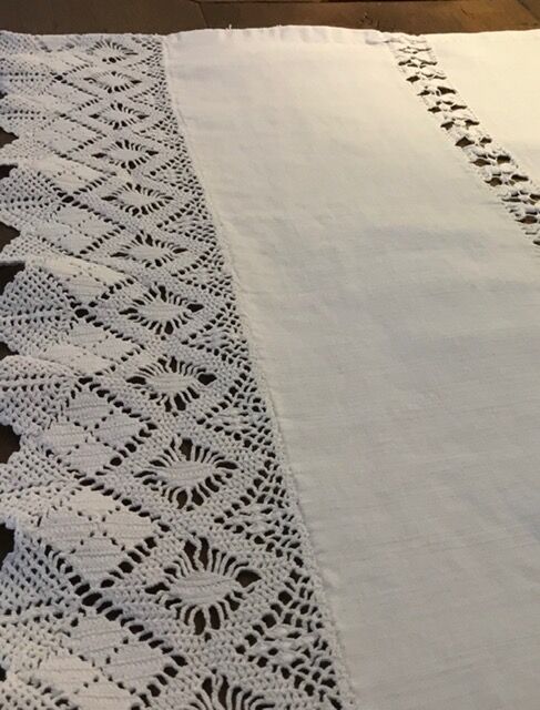 Old furniture top embroidery with spindle