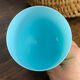 Blue opaline glass goblet from Portieux