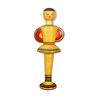 Vintage Russian wooden man