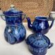 Old enameled coffee pot