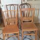 4 mismatched chairs