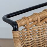 Rattan magazine rack Raoul Guys