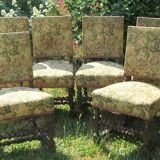 6 louis xiii style chairs