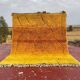 Moroccan Beni Ouarain rug 300 × 200 cm – saffron yellow and black