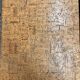 Vintage cork and rattan desk