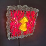 Vintage brutalist wall light
