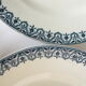 Lot of 4 flat plates Alhambra de Salins iron earth