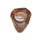 French Vintage Small Rosaline Pressed Glass Vase