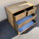 Commode en rotin vintage