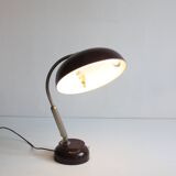 Metal Desk Lamp With Ring Light by Hala, the Netherlands 1950S