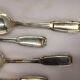 12 small silver-plated spoons